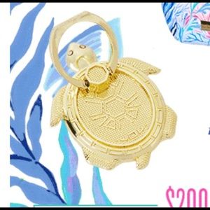 Lilly Pulitzer turtle phone ring